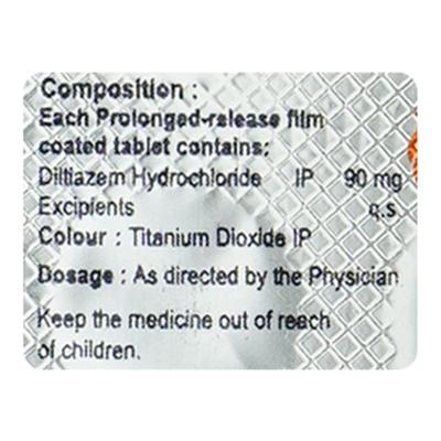 DTM SR 90mg Tablet 10'S - Hypertension-Cal