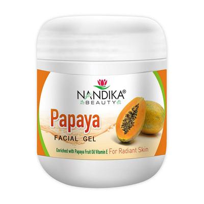 Nandika Beauty Facial Gel - Papaya 500 gm - Face Gels