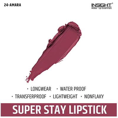 Insight Cosmetics Super Stay Lipstick - Amara (24) 7 gm - Lipsticks