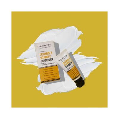 Dr. Sheth'S Ceramide & Vitamin C Sunscreen SPF 50+ PA+++ 50gm - Face Sunscreen