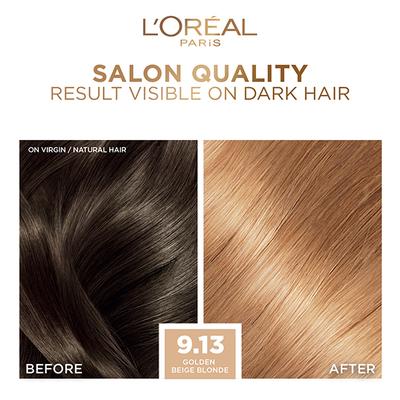 L'Oreal Paris Excellence Fashion Hair Color with Color Boost, 9.13 Golden Blonde 172 ml - Crème