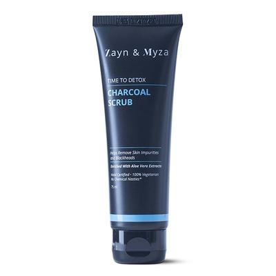 ZM Zayn & Myza Charcoal Face Scrub for Men & Women 75 ml - Face Scrubs