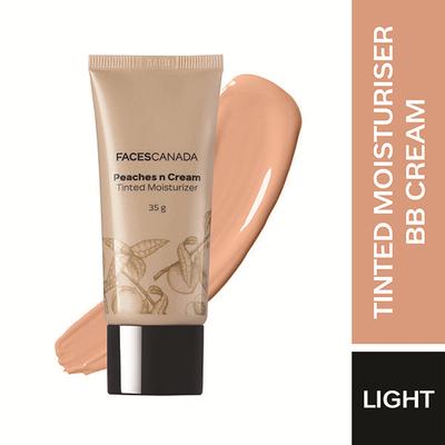 Faces Canada Peaches N Cream Tinted Moisturizer - Light 01, 35gm - Face Moisturizers
