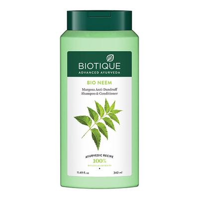 Biotique Fresh Neem Anti Dandruff Shampoo & Conditioner 340ml - Shampoos