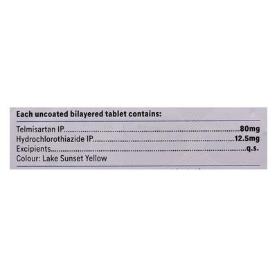 Telsartan H 80mg Tablet 14'S - Hypertension-Ang