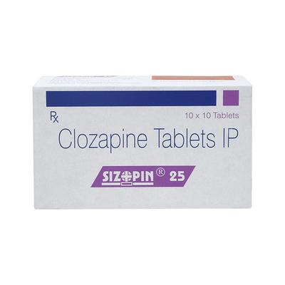 Sizopin 25mg Tablet 10'S - Schizophrenia-Aps