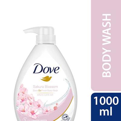 Dove Refreshing Sakura Blossom Body Wash with Himalaya Pink Salt for Replenished Skin 1000 ml - Shower Gels & Body Wash