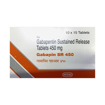 GABAPIN SR 450 Tablet 15's - Neuropathic Pain-Dru