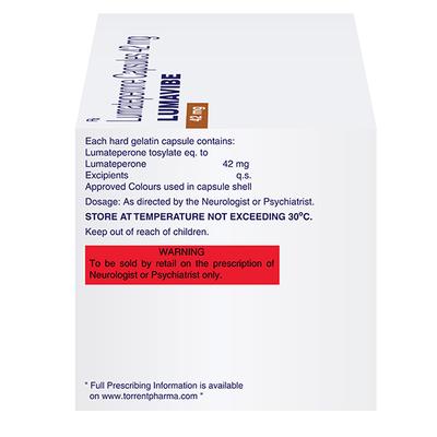 LUMAVIBE 42mg Capsule 10's - Schizophrenia-Aps