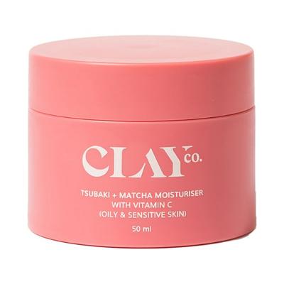 Clayco. Tsubaki + Matcha Moisturiser With Vitamin C (Oily & Sensitive Skin) 50 ml - Face Moisturizers