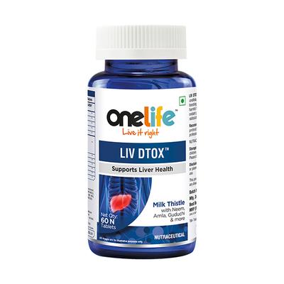 Onelife Liv Dtox (Supports Liver Health) Tablet 60's - Vital Health