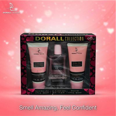 Dorall Collection Ville D L'Amour Gift Set (Edt 30ml + Hand and Body Lotion 50ml + Shower Gel 50ml) 1's - Men Perfumes (Edt/Edp)