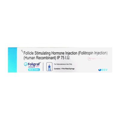 FOLIGRAF 75iu Prefilled Syringe(Pfs) 0.5ml - Hormonal Therapy-Tro