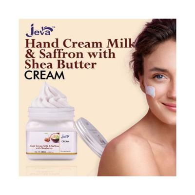 Jeva Milk and Saffron Hand Cream With Shea Butter 380 ml - Hand Creams