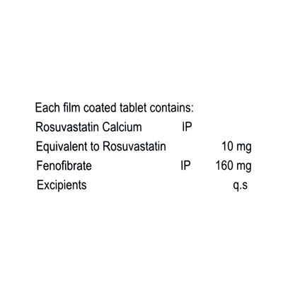 Rosta F Tablet 10'S - High Cholesterol-Dys