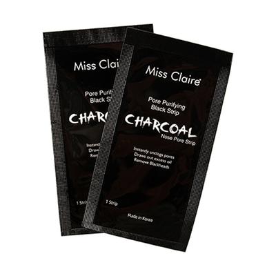 Miss Claire Charcoal Nose Strip 6'S - Skin-Treatment