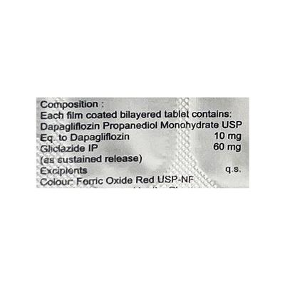 GLIZID D XR 60 Tablet 10's - Diabetes-Ant