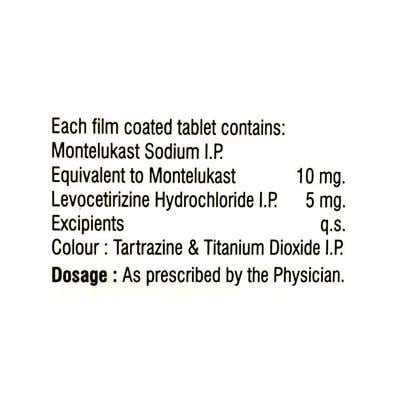 REM CC LM 10mg Tablet 10'S - Allergies-Ant