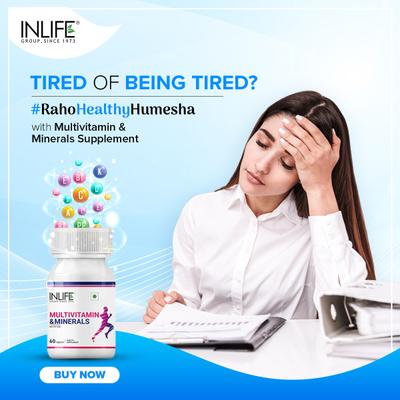 Inlife Multivitamin & Minerals Tablet 60's - Multi-Vitamins