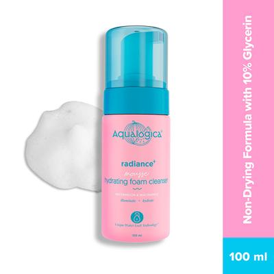 Aqualogica Radiance + Mousse Hydrating Foam Cleanser 100 ml - Face Wash & Cleansers