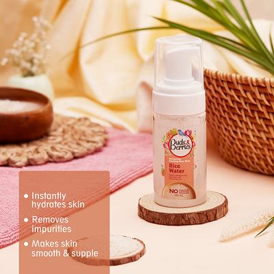 Buds & Berries Rice Water Face Wash 100 ml - Face Wash & Cleansers