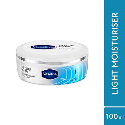 Vaseline Cloud Soft Light Moisturiser 100 Hours Non-Sticky Hydration Ceramides & Hyaluron 100 ml - Face Moisturizers
