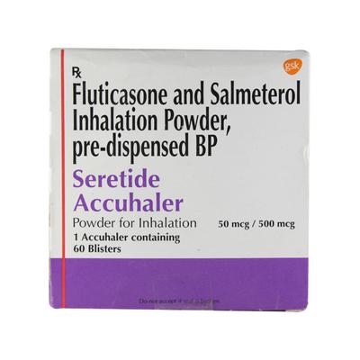 Seretide Accuhaler 50/500MCG Blister 60'S - Asthma/COPD-Ast