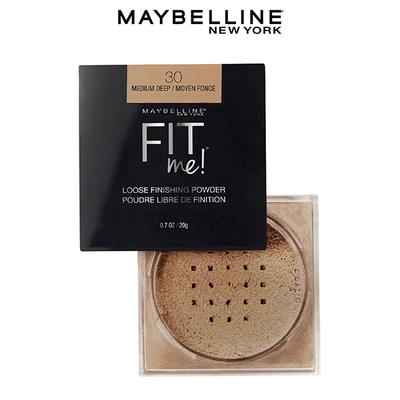 Maybelline New York Fit me Loose Finishing Powder,30 Medium Deep 20 gm - Loose Powder