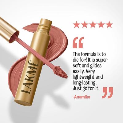 Lakme Double Duty Lip & Cheek Mousse Matte Lipstick & Soft Blush, Rose Touch,9gm - Liquid Lipsticks