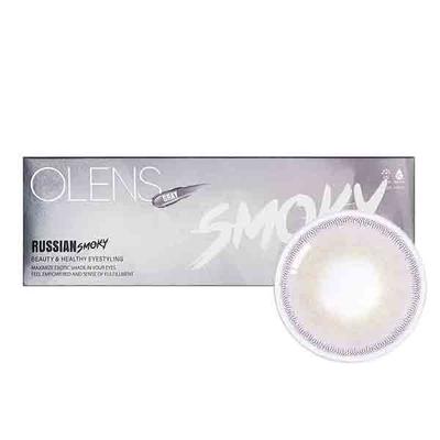O-Lens Russian Smoky 1Day Coloured Contact Lenses - Grey (0.00) 1's - Eyecare Lenses