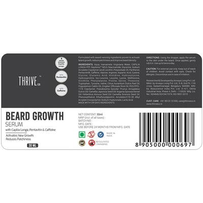 ThriveCo Beard Growth Serum 30 ml - Beard Serum