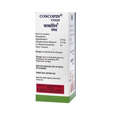 COSCOPIN COLD PINEAPPLE FLAVOUR Syrup 60ml - Cough And Cold-Cou