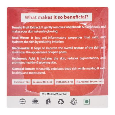 The Natural Wash Tomato Clay Mask 50 gm - Lip Stains & Tints