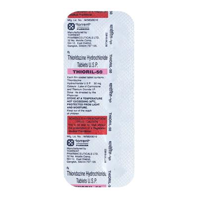 Thioril 50mg Tablet 10'S - Schizophrenia-Aps