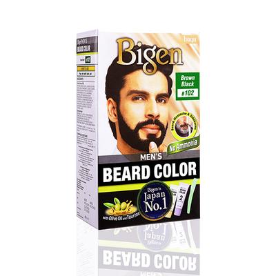 Bigen Men's Beard Color No Ammonia - Brown Black B102 40gm - Crème