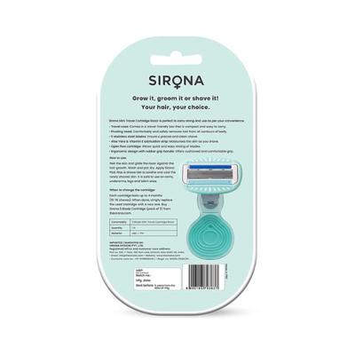 Sirona 5 Blade Mini Travel Cartridge Hair Removal Razor 1's - Shaving & Hair Removal