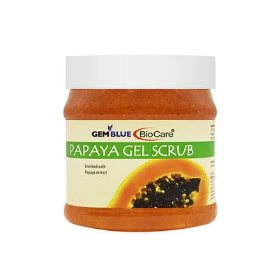 Gemblue Biocare Papaya Gel Scrub 500 ml - Scrubs & Exfoliants