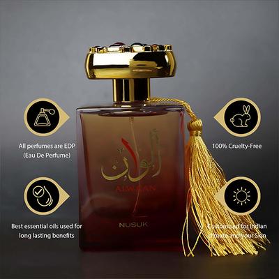NUSUK Alwan EDP Perfume for Men & Women 100 ml - Perfumes (Edt/Edp)