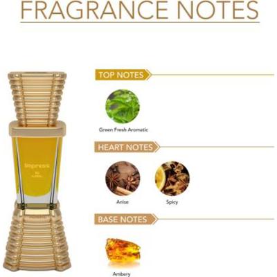 Ajmal Jannatul Firdaus Concentrated Perfume Oil Oriental Alcohol For Unisex And Impress Concentrated Perfume Oil Citrus Alcohol For Men 20 ml - Perfumes (Edt/Edp)