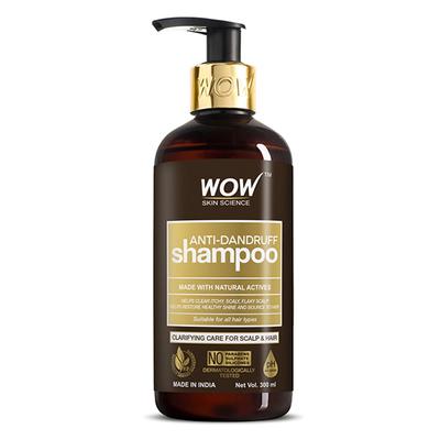 Wow Life Science Anti Dandruff No Parabens & Sulphate Shampoo 300 ml - Shampoos