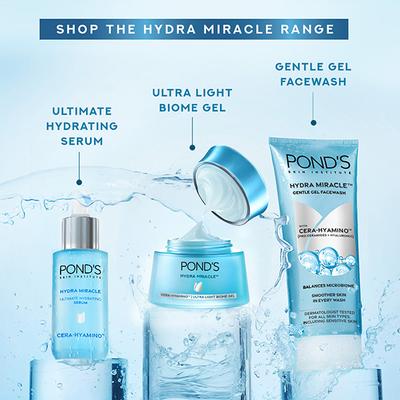 Ponds Hydra Gentle Gel Face Wash Cera-Hyamino 100 gm - Face Wash & Cleansers