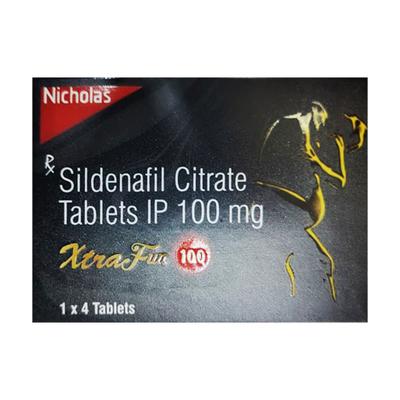 XTRAFUN 100 Tablet 4's - Impotence/Erectile Dysfunction (Ed)