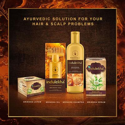 Indulekha Bringha Oil Grows New Hair 100 ml - Hair Oils