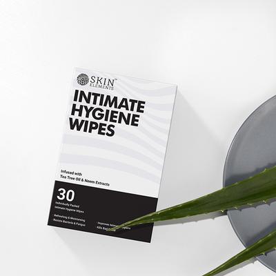 Skin Elements Intimate Hygiene Wipes Infused with Tea Tree Oil & Neem Extracts 30's - Intimate Hygiene