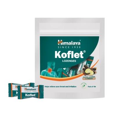 Himalaya Koflet Lozenges - Clove, Licorice & Trikatu 10's - Cough & Cold (Ayush)