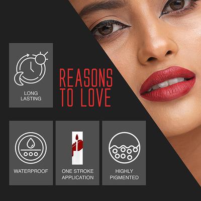 Insight Cosmetics Make-Up Essential Matte Lip Ink- Boujee 23 4gm - Liquid Lipsticks