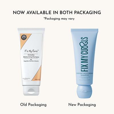 Fix My Curls Everyday Moisturizing Shampoo for Thick Curly, Wavy & Dry Hair Types 50 ml - Shampoos