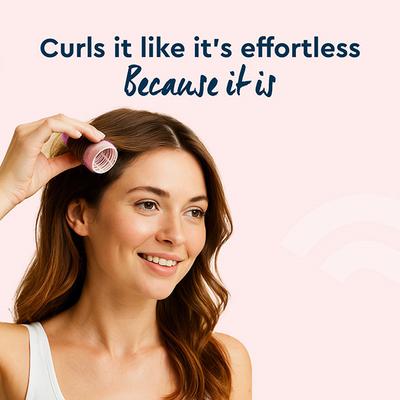GUBB Hair Rollers - 6 Medium Hair Curlers 50 gm - Rollers & Curlers