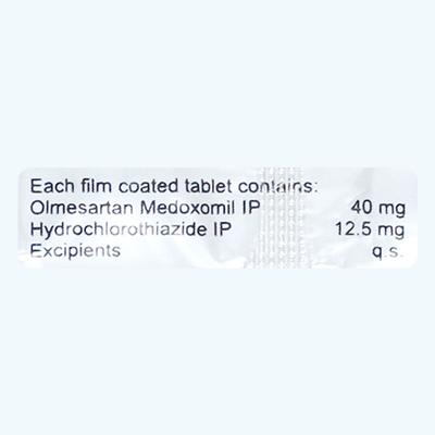 Olmetime H 40mg Tablet 10'S - Hypertension-Ang