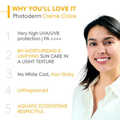 Bioderma Photoderm Creme SPF 50+ Suncream - Claire Light 40 ml - Lotions & Creams